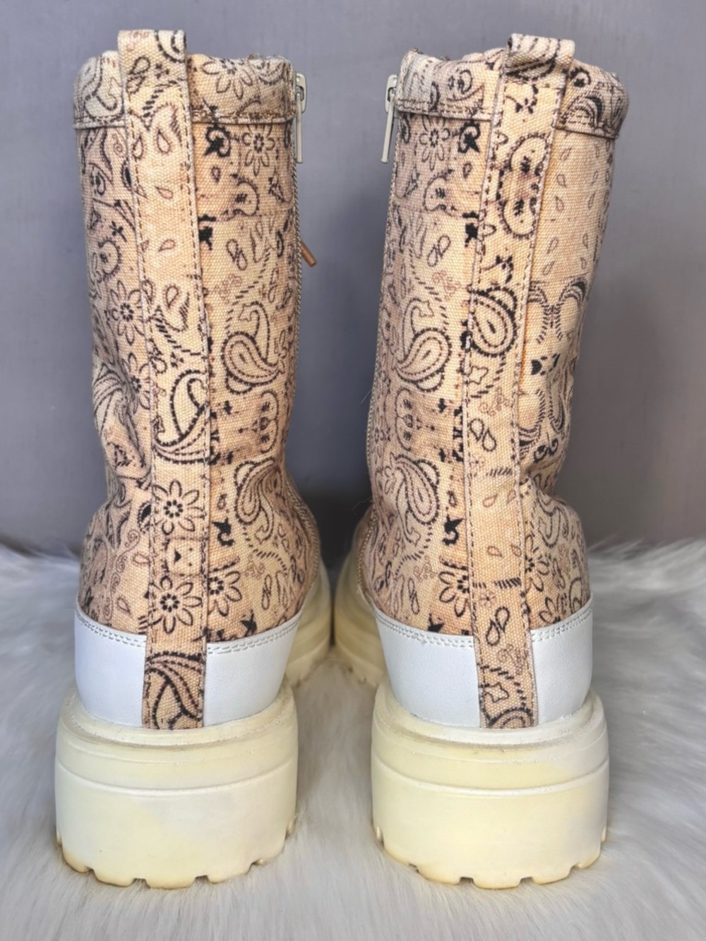 FREE PEOPLE Canvas Hiker Lug Boot - Picture 8 of 9